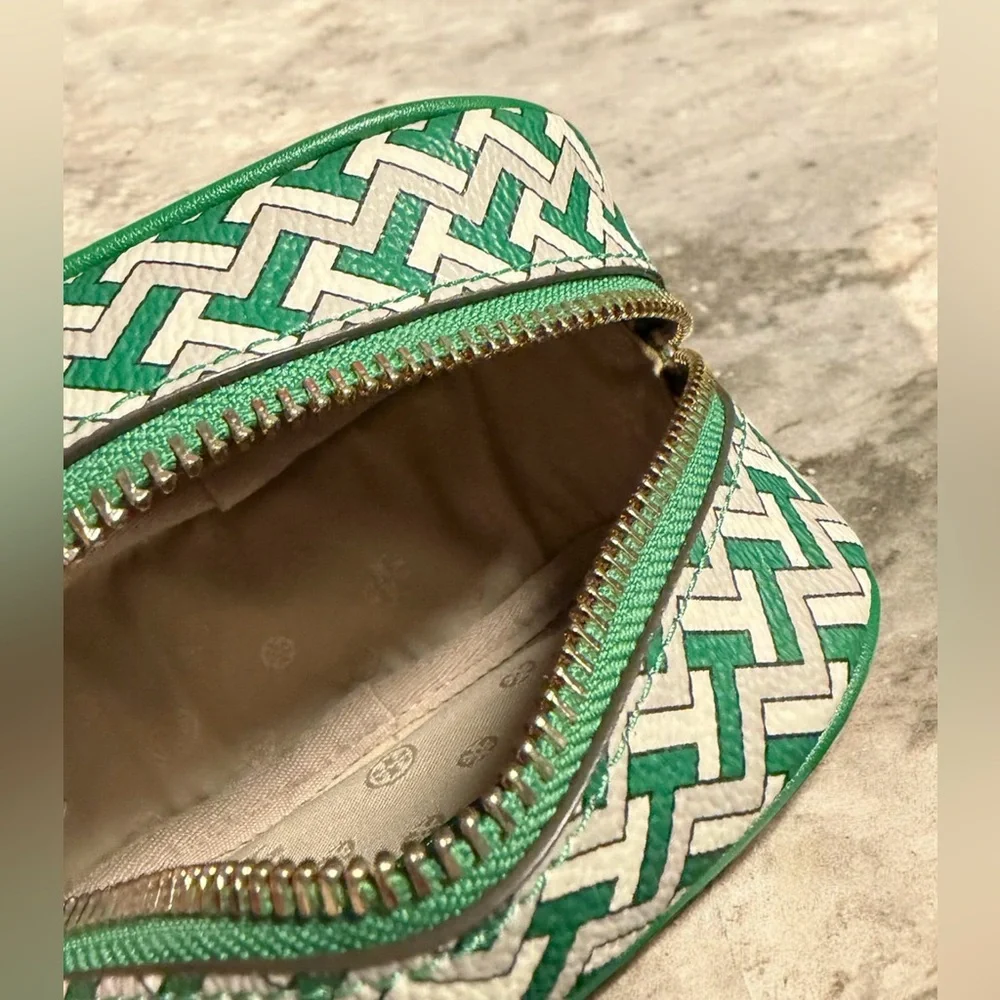 TORY BURCH TILE T COSMETIC POUCH - Picture 6 of 7